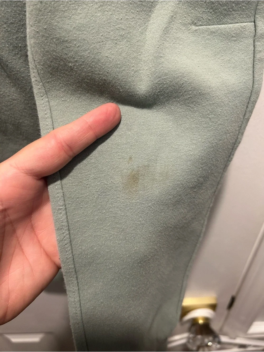 Old Navy Kids Light Sage Joggers with Black Trim